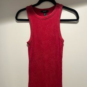 Red Forever 21 t shirt mini dress